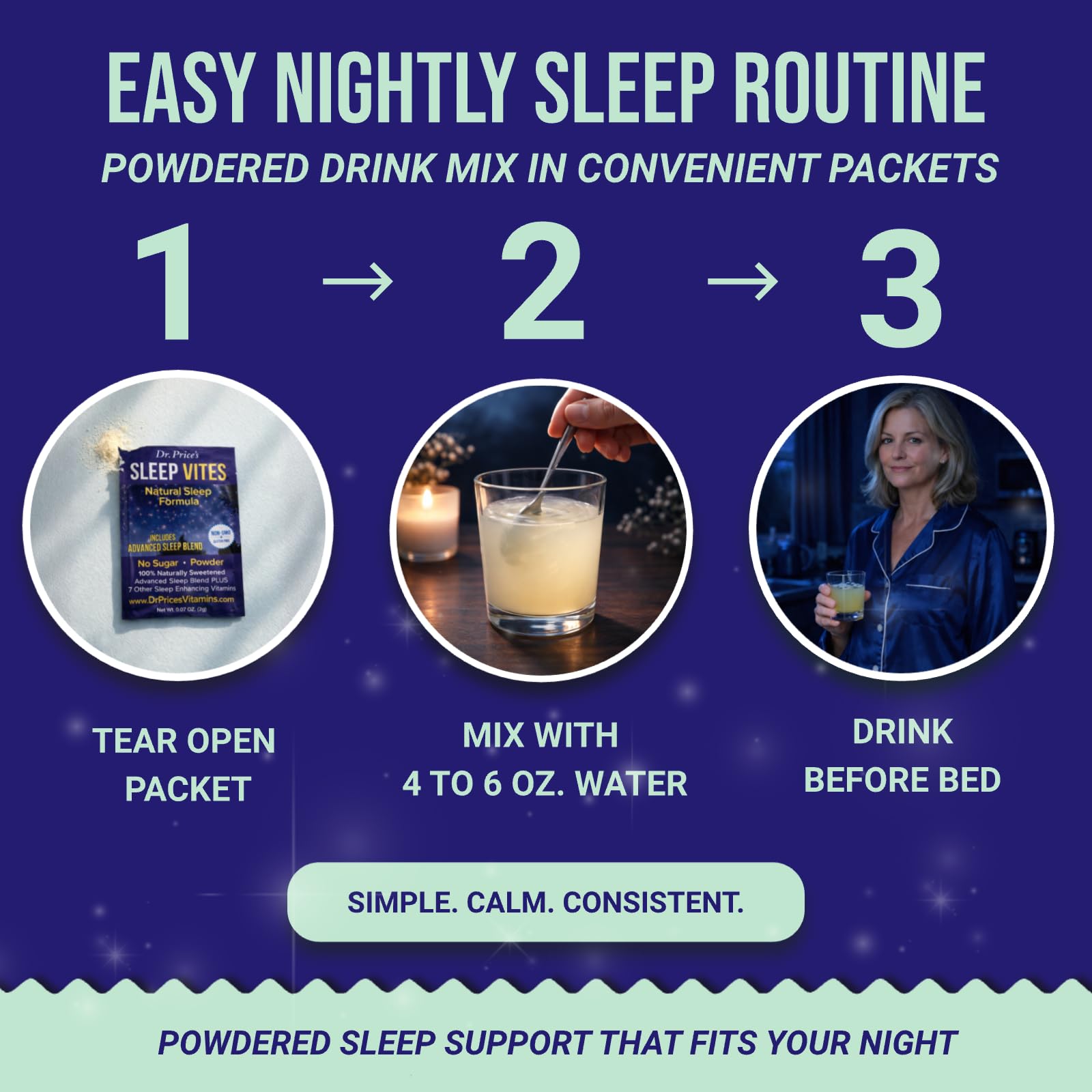 Dr Price's Sommeil poudre, idéal en voyage pour routine nocturne