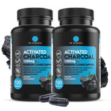 Dr. Robaina Charbon Actif 1200 mg – Capsules Vegan Sans OGM, Fabriqué aux États-Unis