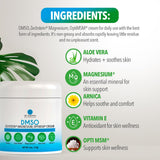 Dr. Robaina DMSO Crème — fabriquée aux États-Unis sous contrôle qualité.