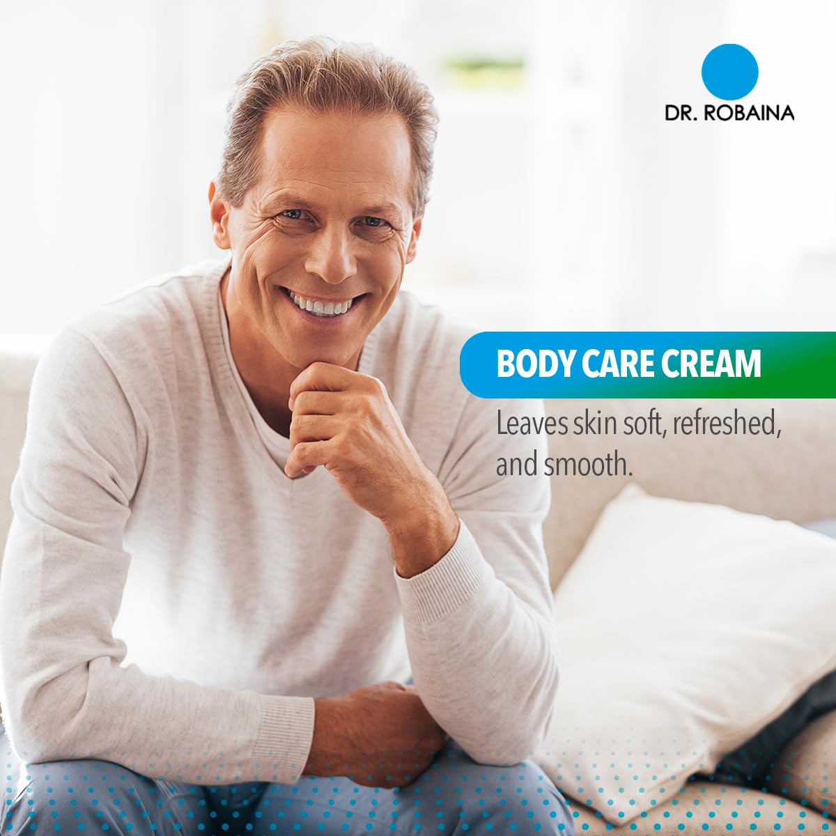 Dr. Robaina DMSO Crème — texture légère, pas de résidu gras.