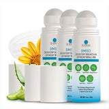 Dr. Robaina DMSO Roll-On – flacon ergonomique pour une application ciblée.