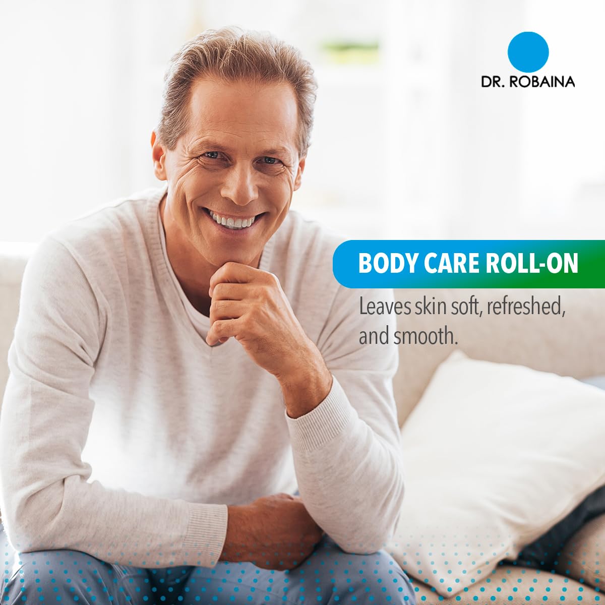 Dr. Robaina DMSO Roll-On – texture légère et non grasse pour la peau.