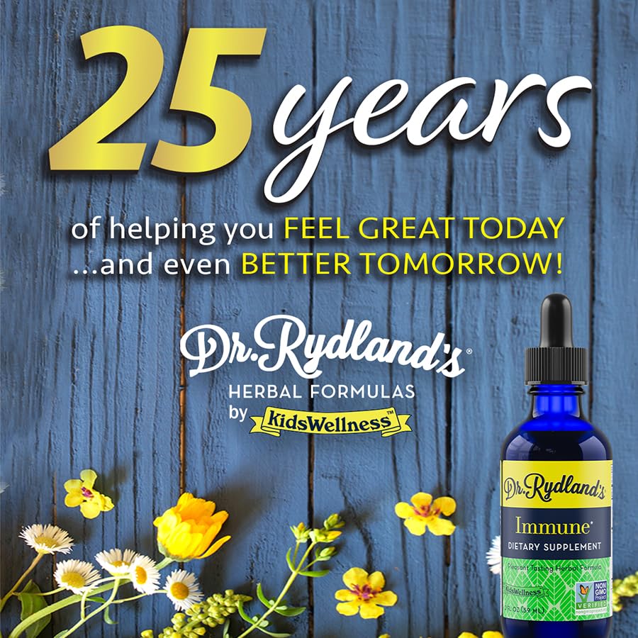 Dr. Rydland's Gouttes Immunité, absorption rapide pour le confort.