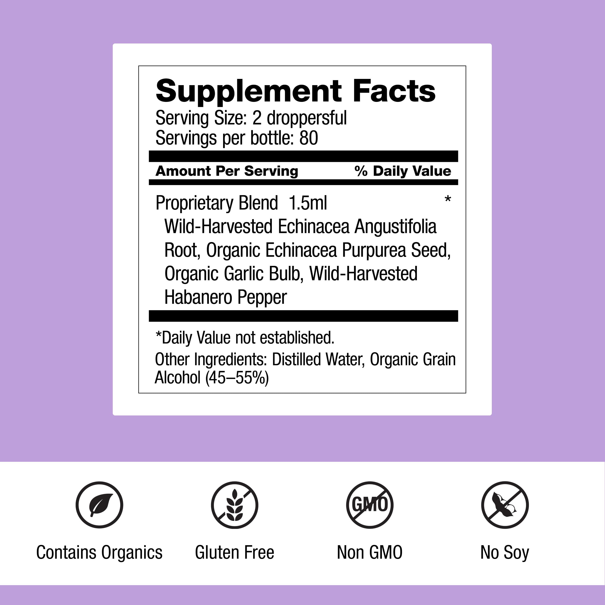 Dr. Schulze's Echinacea Plus — gouttes avec pipette, dosage facile pour l'immunité.