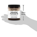 Texture et couleur des herbes du Dr. Schulze's Intestinal Formula n°2 pour le bien-être digestif.