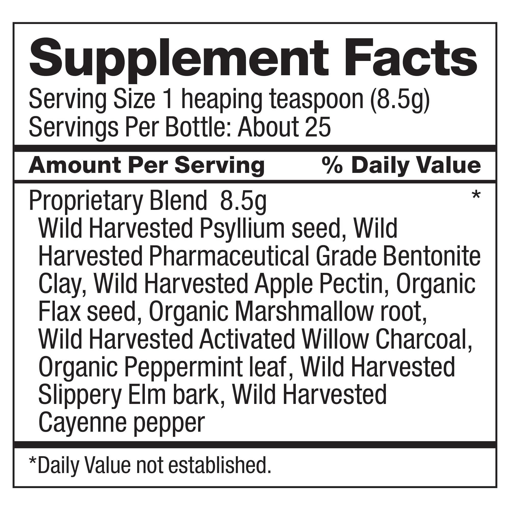 Guide d’utilisation quotidien du Dr. Schulze's Intestinal Formula n°2 avec jus et eau.