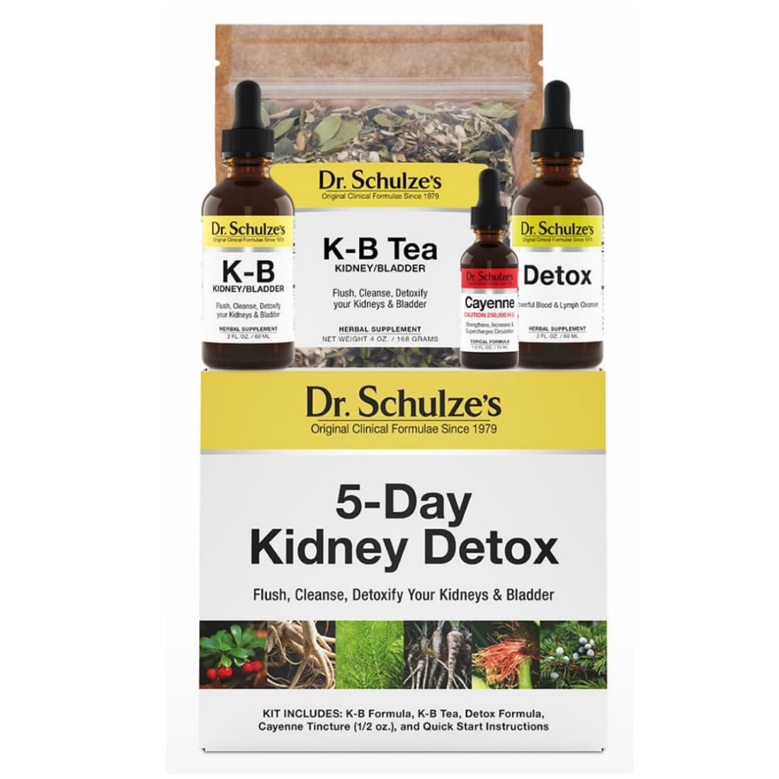 Dr. Schulze's 5 Day Kidney – bouteille prête à l’emploi pour une routine facile.