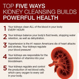 Dr. Schulze's 5 Day Kidney – ingrédients naturels mis en avant sans additifs.