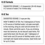Dr. Schulze's 5 Day Kidney – fiche nutritionnelle concise