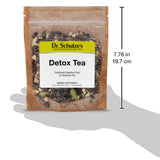 Tasse fumante de Dr. Schulze's Detox Tea, moment de détente possible.