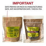 Ingrédients clés comme gingembre et fenouil dans Dr. Schulze's Detox Tea pour une expérience aromatique.