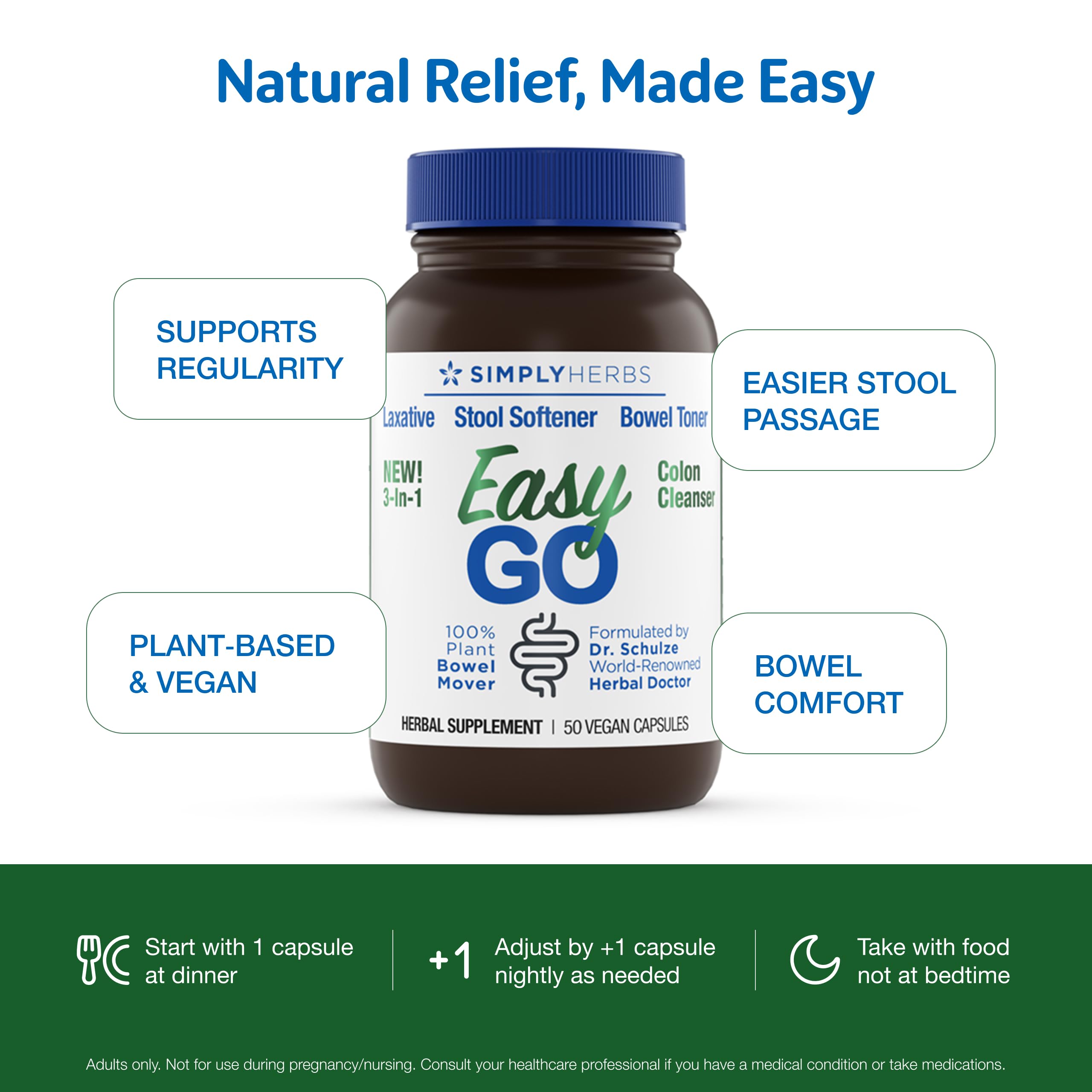 Dr. Schulze's Simply Herbs Easy Go ingredients herbes vegetales digestion harmonisée