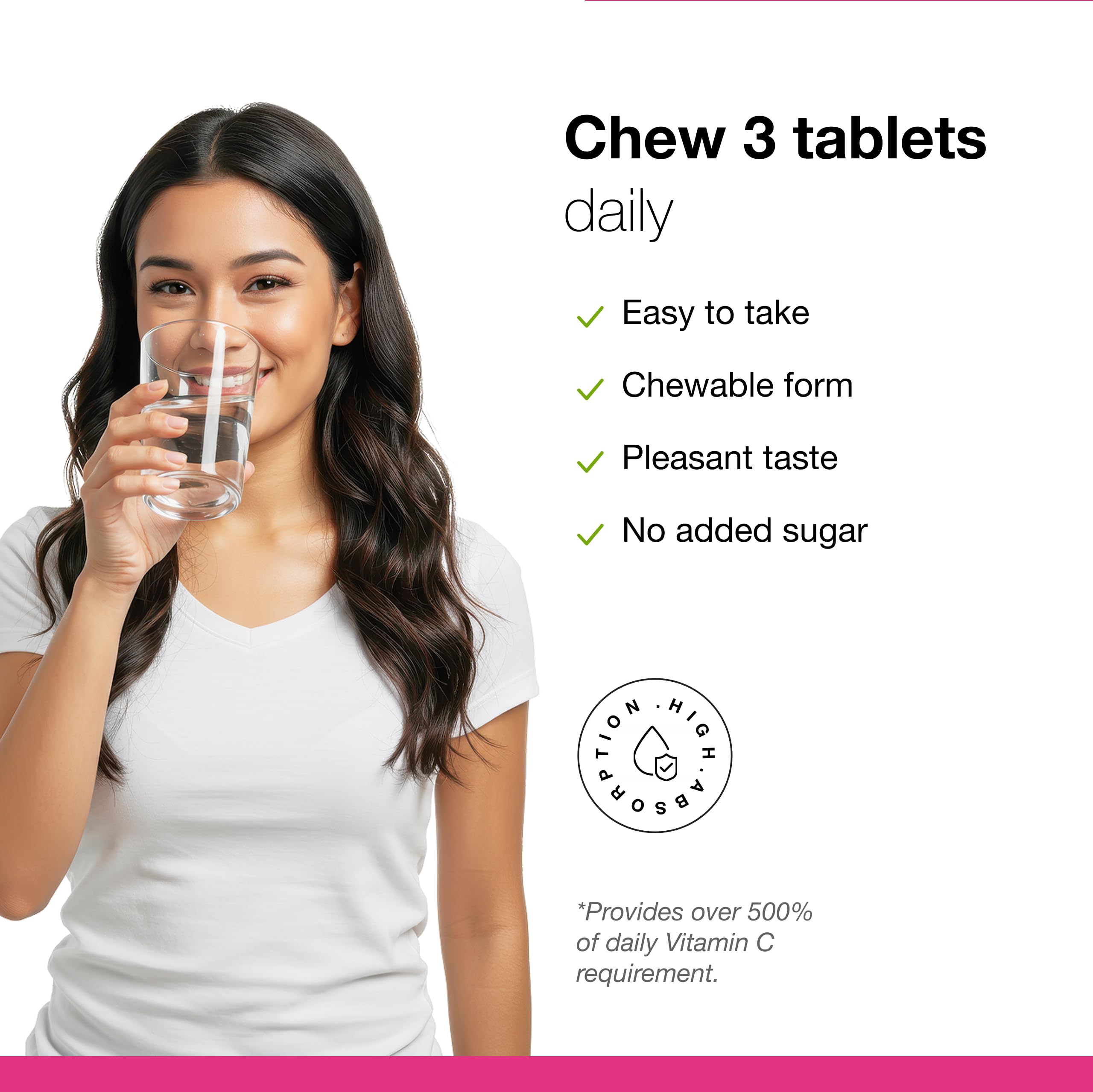 Comprimés sans gluten Dr. Schulze's Super-C Plus, pratique en déplacement.