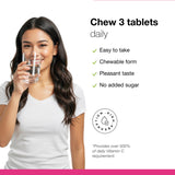 Comprimés sans gluten Dr. Schulze's Super-C Plus, pratique en déplacement.