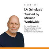 Dr. Schulze's SuperFood 100: embleme sans gluten, symbole d'ingrédients propres et adaptes.