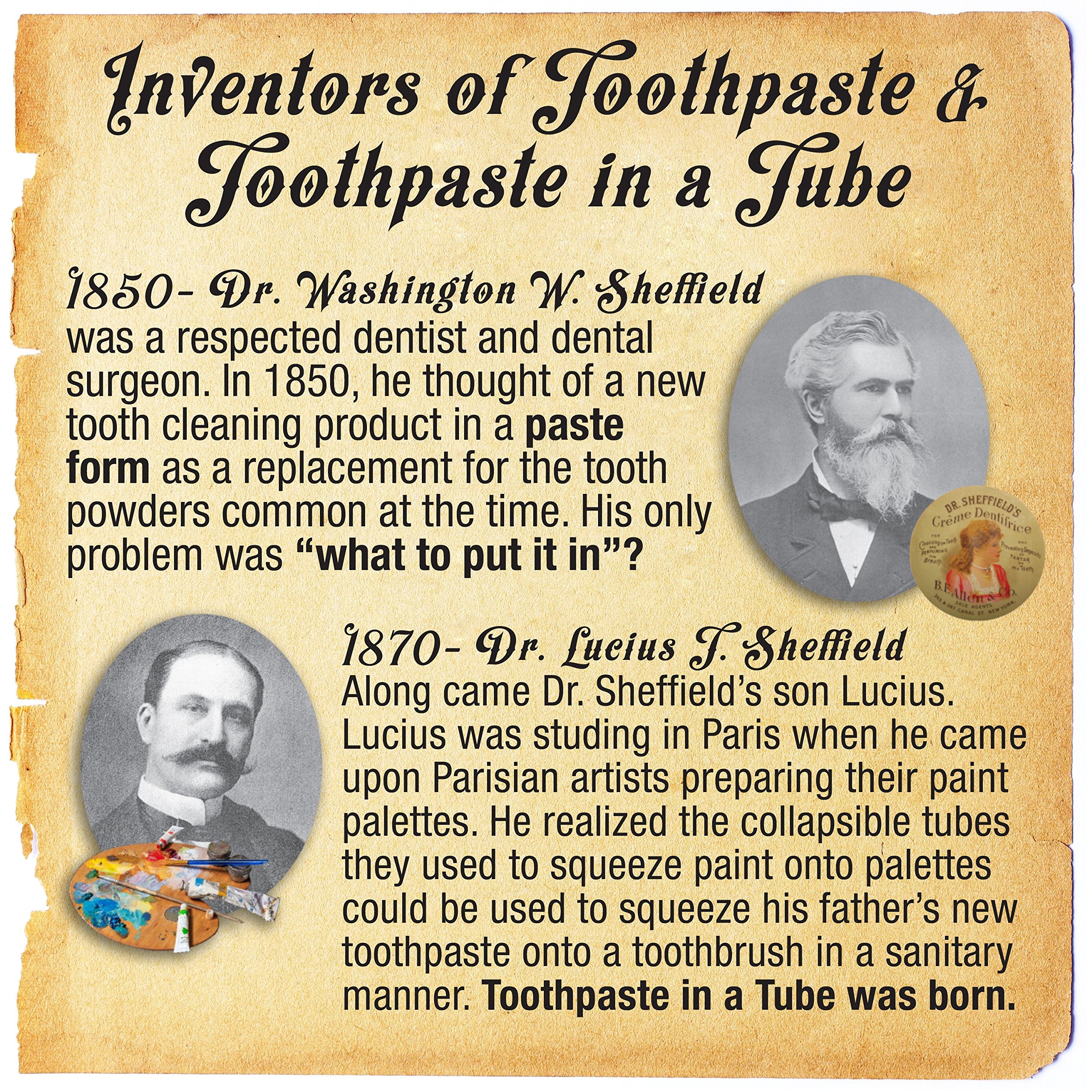 Pack de 2 dentifrices Dr. Sheffield's pour une routine familiale pratique.