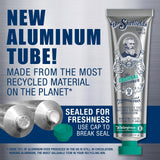 Dr. Sheffield's dentifrice Wintergreen sur brosse pour une application facile.