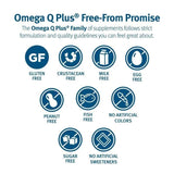 Dr. Sinatra Omega Q Plus Pro — étiquette détaillée montrant les ingrédients et les conseils.