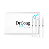 Dr Song boîte et blister gel blanchiment dentaire pour utilisation domestique.