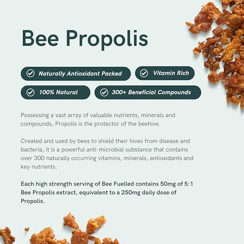 Gelée royale Bee Fuelled, source naturelle de vitamines B pour le métabolisme énergétique.