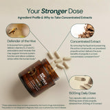 Dr Sosnowski's Propolis emballage etiquette, présentation claire et naturelle.