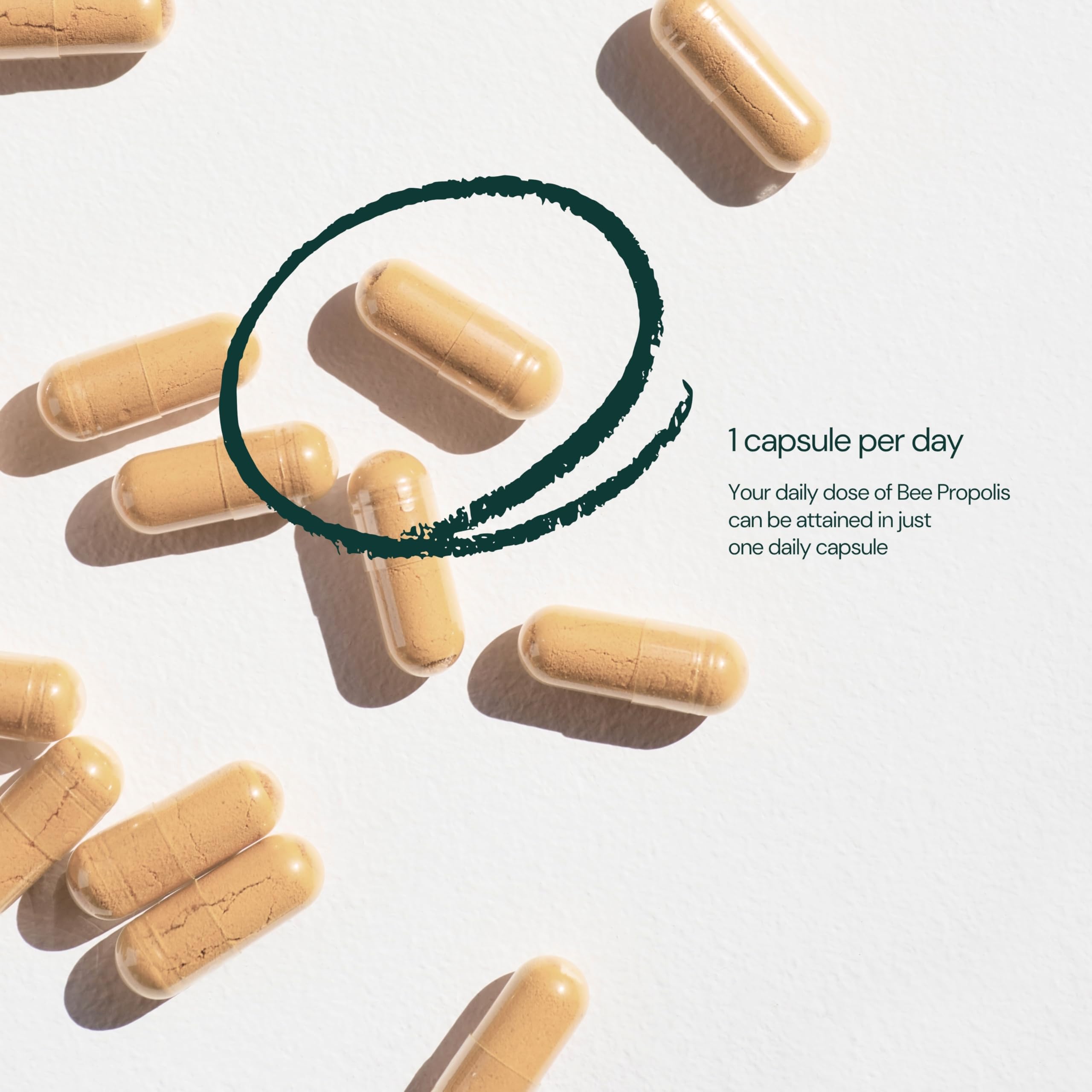 Dr Sosnowski's Propolis vegetarien gelules, formulation sans gélatine adaptée végétariens.