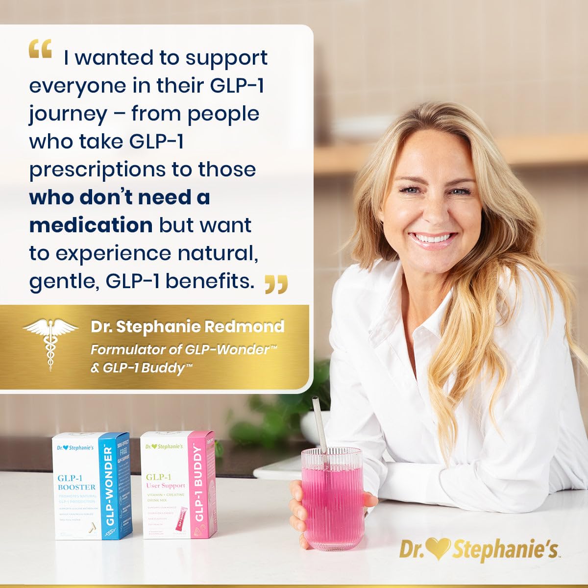 Dr. Stephanie's GLP-1 Buddy créatine pour préserver masse maigre