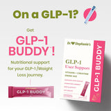 Dr. Stephanie's GLP-1 Buddy dose en poudre prête à mélanger