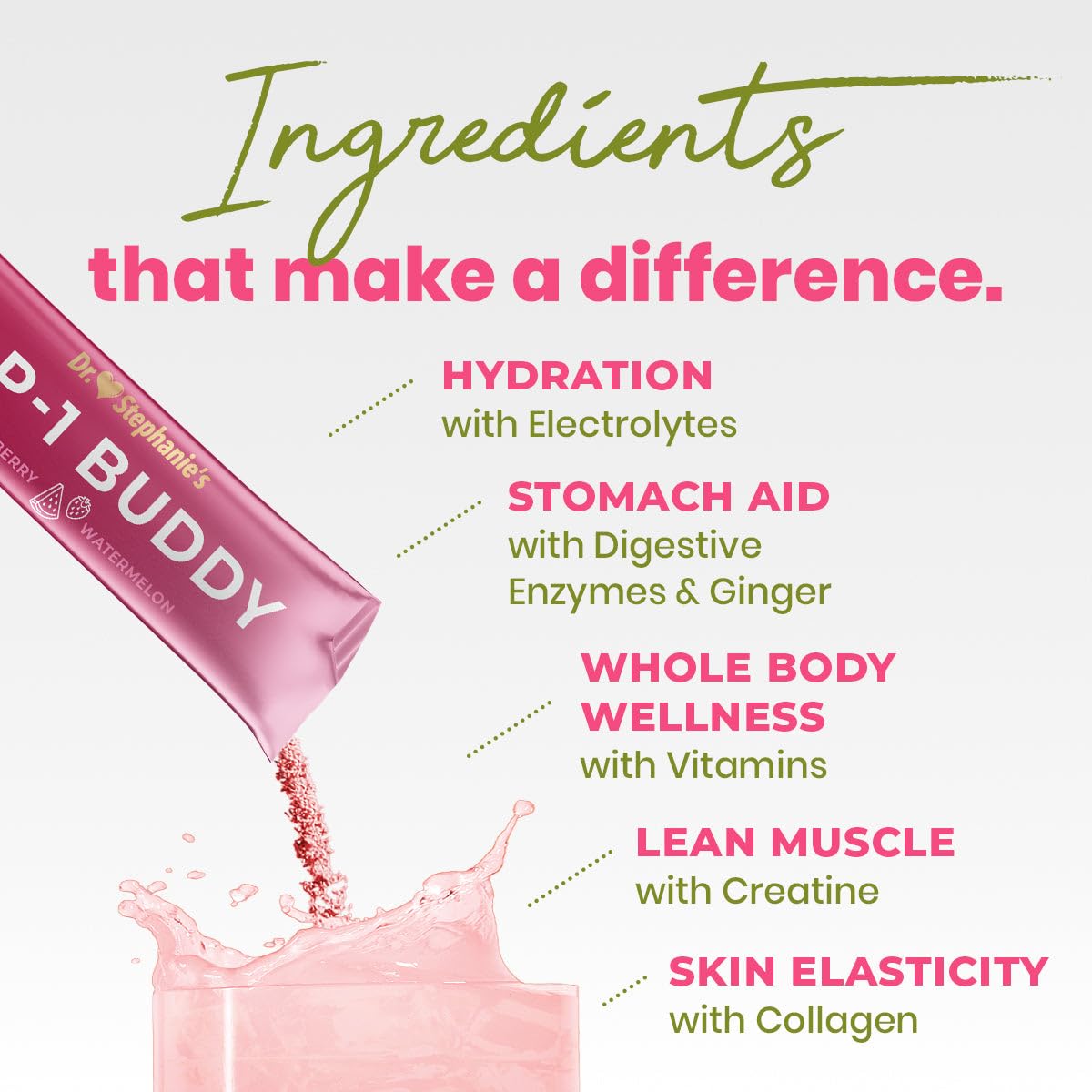 Dr. Stephanie's GLP-1 Buddy gingembre soutient la digestion