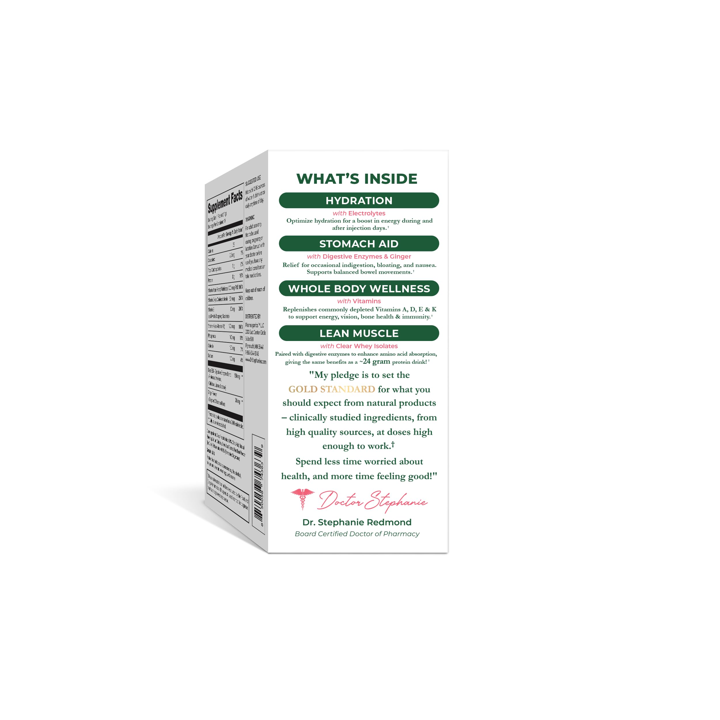 Dr. Stephanie's GLP-1 Buddy vitamines A D E K immunité et vitalité