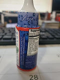 DR. SYMONETT'S OXYGEN DROPS PLUS, etiquette en zoom pour informations claires