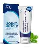 Crème Dr. T glucosamine-chondroïtine en emballage, soin ciblé pour articulations