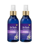 Dr Teal's Spray Sommeil: deux bouteilles, favorise détente et préparation au repos.
