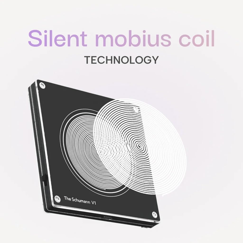 DR TECHNOLOGIES Schumann V1 Classic – placé sur la table pour une respiration calme au lit.