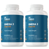 Dr. Tobias Omega 3: bouteille de gélules pour l'apport quotidien.