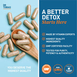 Dr. Tobias capsules quotidiennes démontrant le dosage quotidien recommandé.