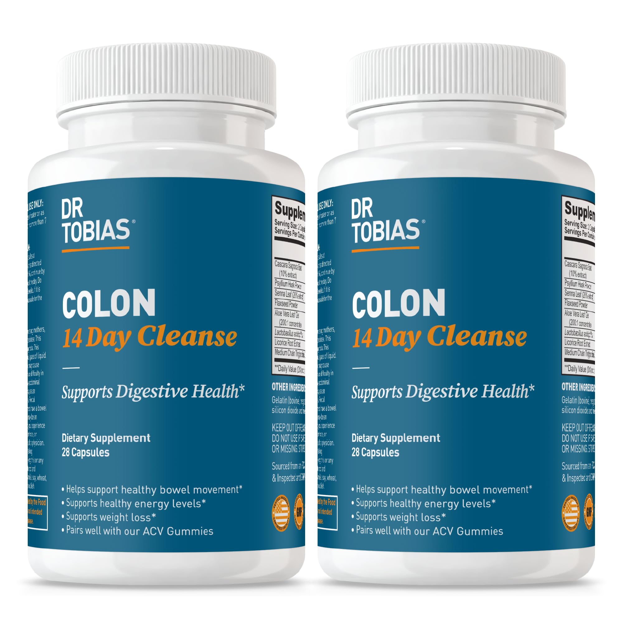 Dr. Tobias Colon Cleanse — bouteille prête, soutien digestif potentiel au quotidien.