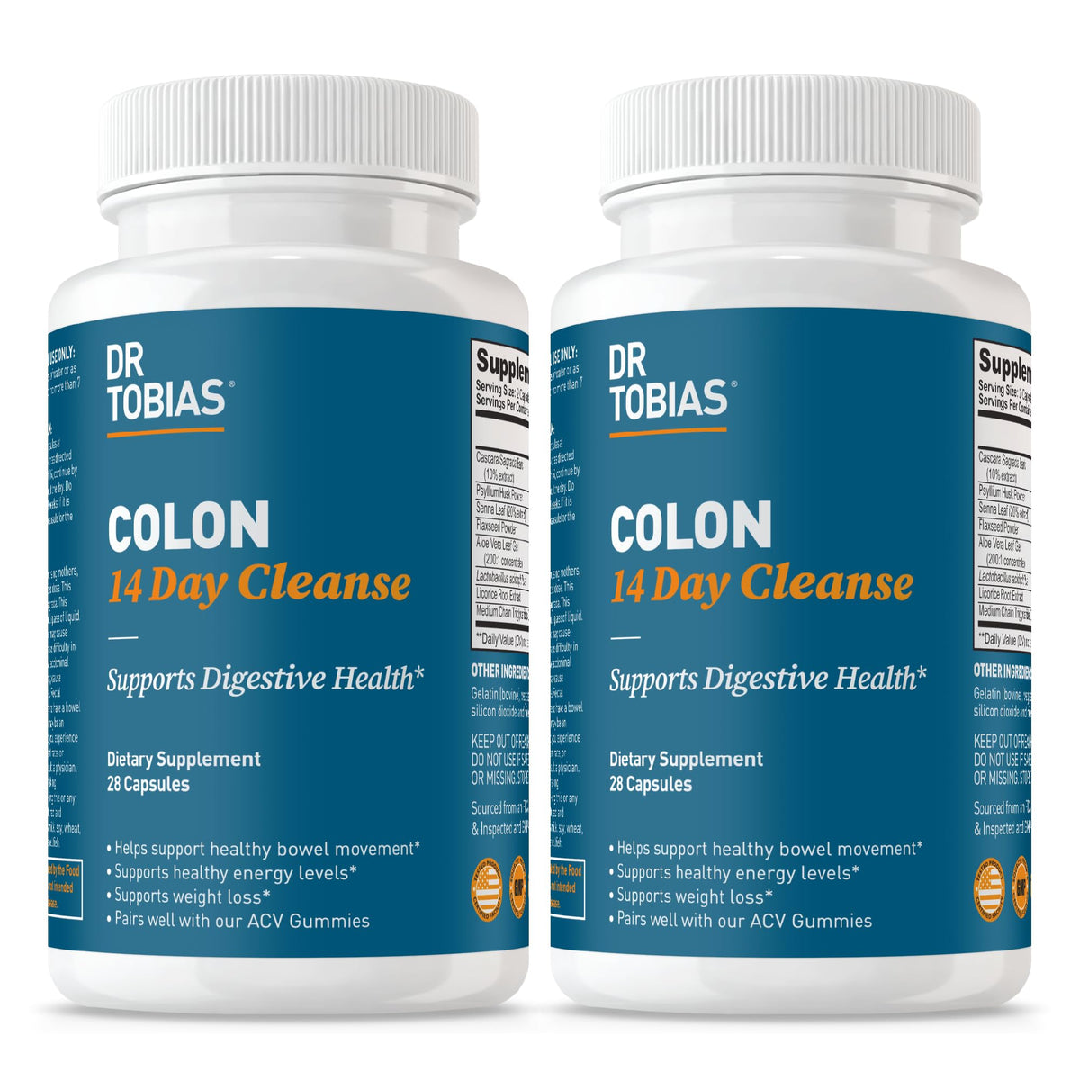 Dr. Tobias Colon Cleanse — bouteille prête, soutien digestif potentiel au quotidien.