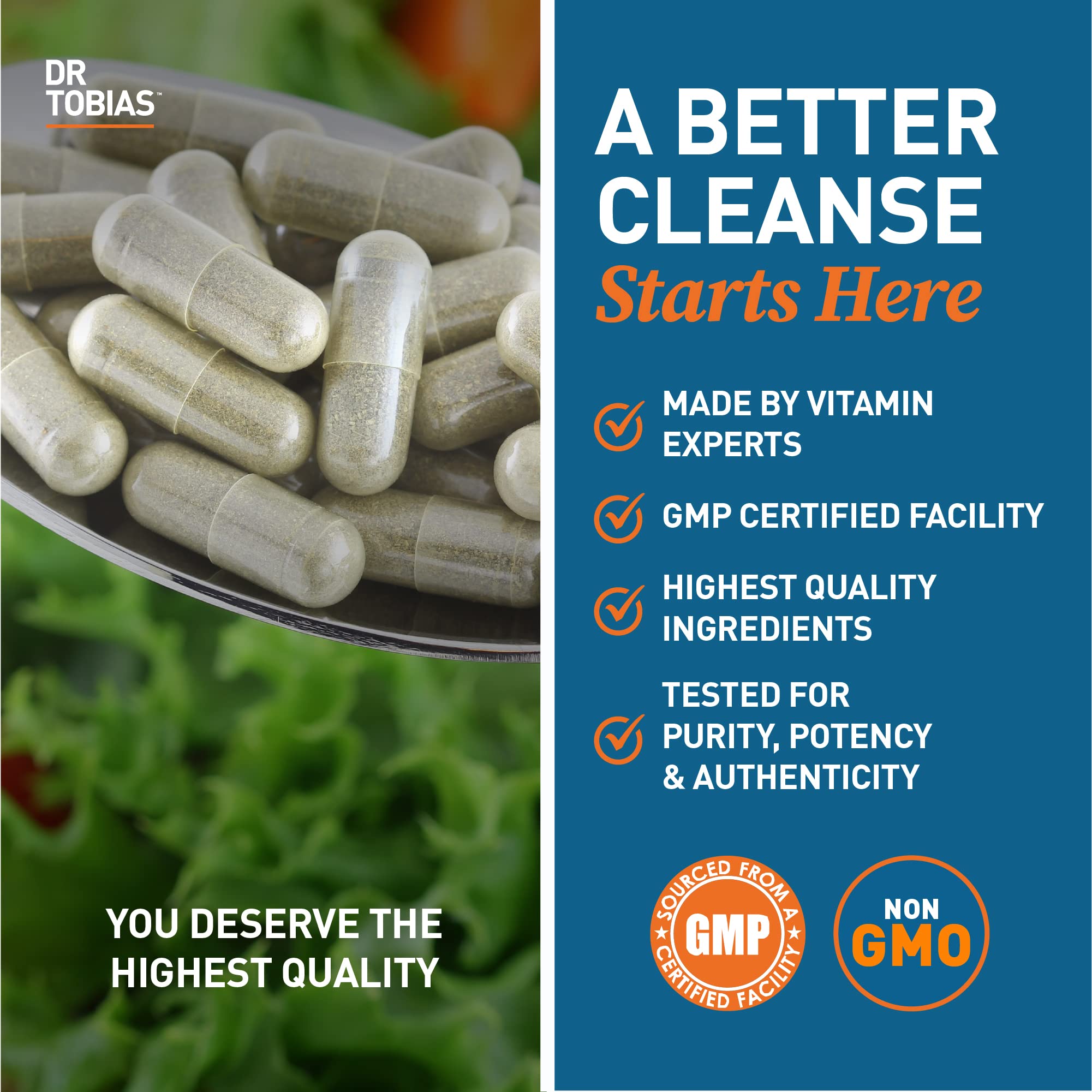 Dr. Tobias Colon Cleanse — prise quotidienne recommandée sur 14 jours.