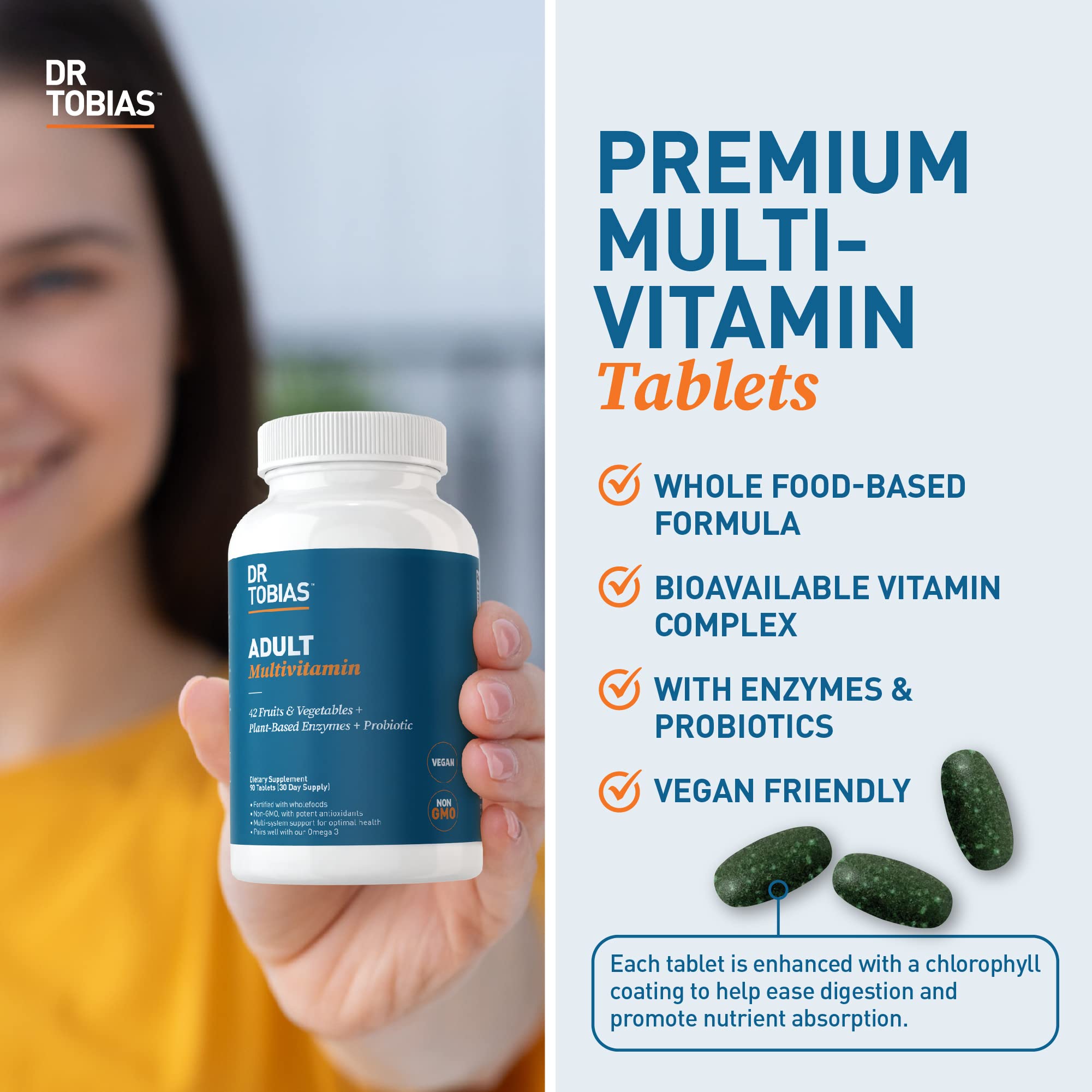 Dr. Tobias Formule végane – 42 fruits et légumes pour une base naturelle.