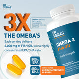 Dr. Tobias Omega 3: gélules omega-3 faciles à avaler et sans goût.