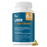 Dr. Tobias Liver 21 Day Cleanse – bouteille affichant le logo, soutien potentiel à la digestion.