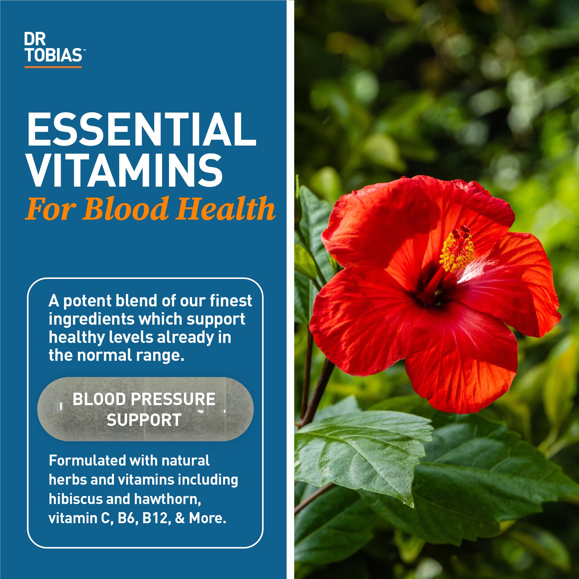 Dr. Tobias – mélange d’herbes et vitamines dans une capsule pratique.