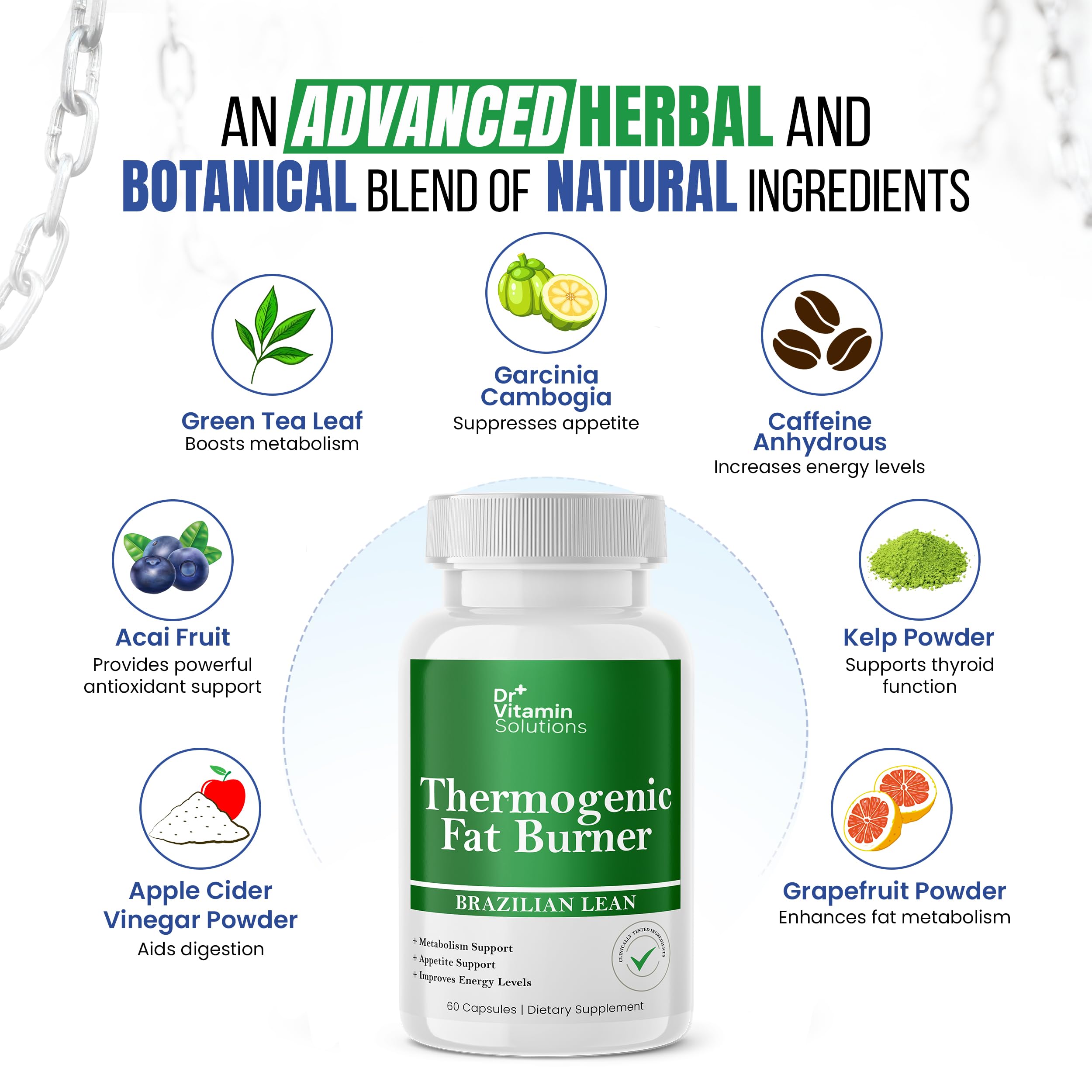 DR VITAMIN SOLUTIONS Brazilian Lean, dose quotidienne pratique avant les repas