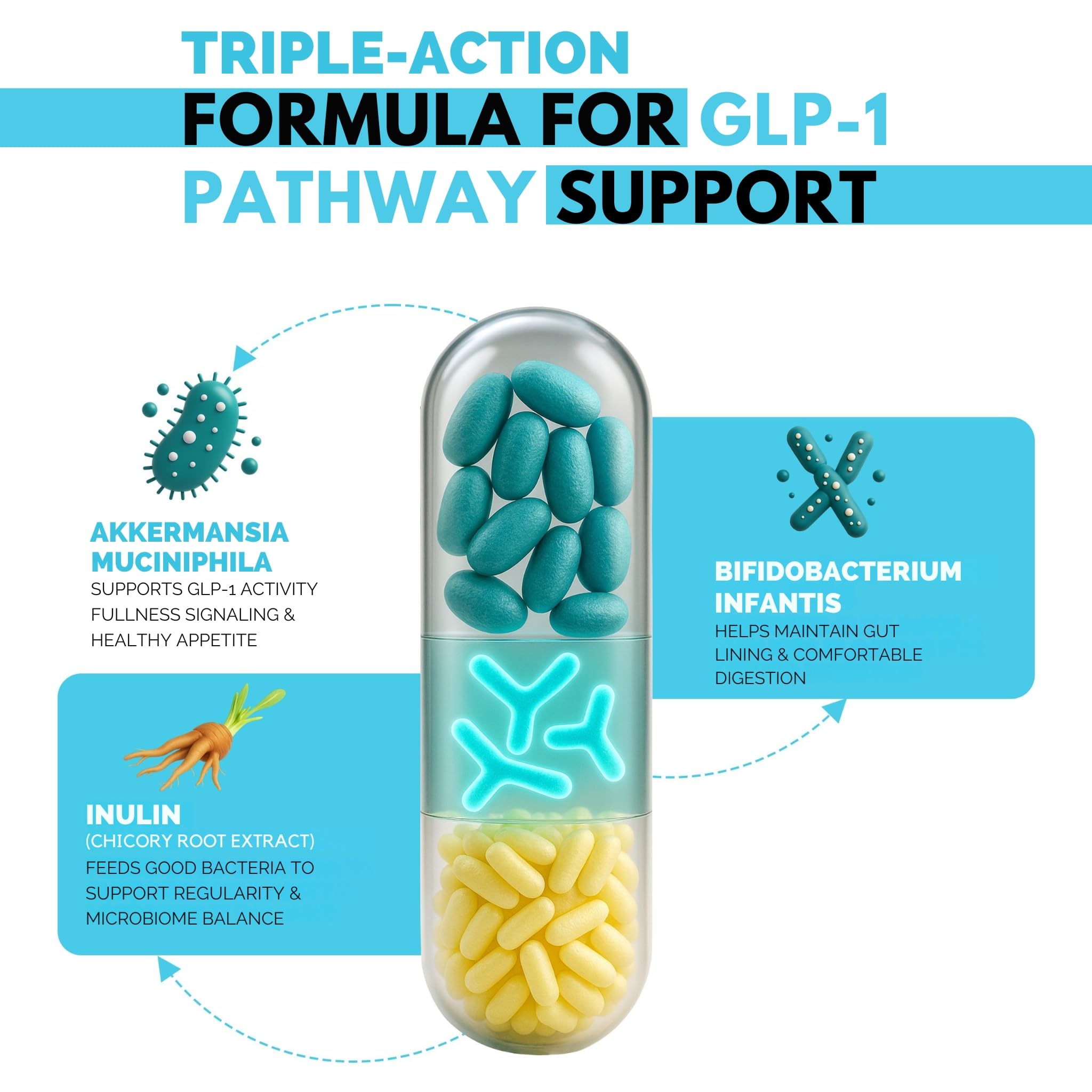 DR VITAMIN SOLUTIONS GLP-1 probiotiques – emballage extérieur clair facilitant l’achat.