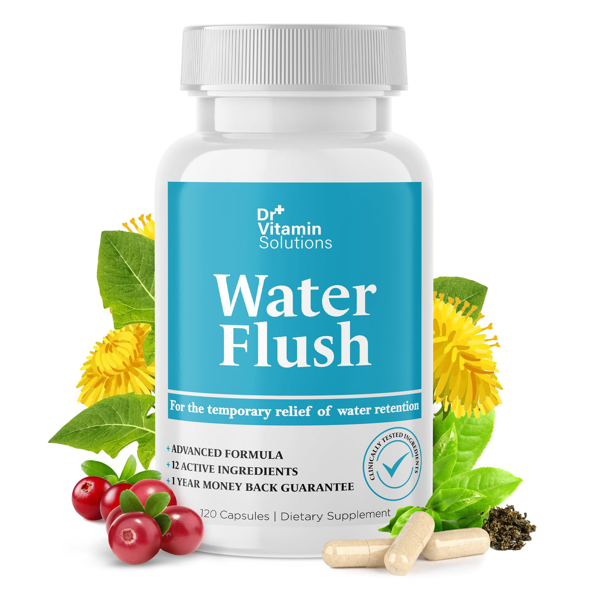 DR VITAMIN SOLUTIONS: pilules diurétiques, réduction rétention d'eau.