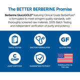 Feuille Banaba mise en évidence sur l'emballage du DR.WHITAKER Berberine GlucoGold.
