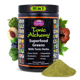 Dragon Herbs Tonic Alchemy, bouteille verte prête à soutenir énergie et bien-être quotidien.
