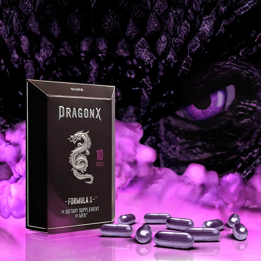 DRAGONX Silver – gélules faciles à prendre et pratiques.