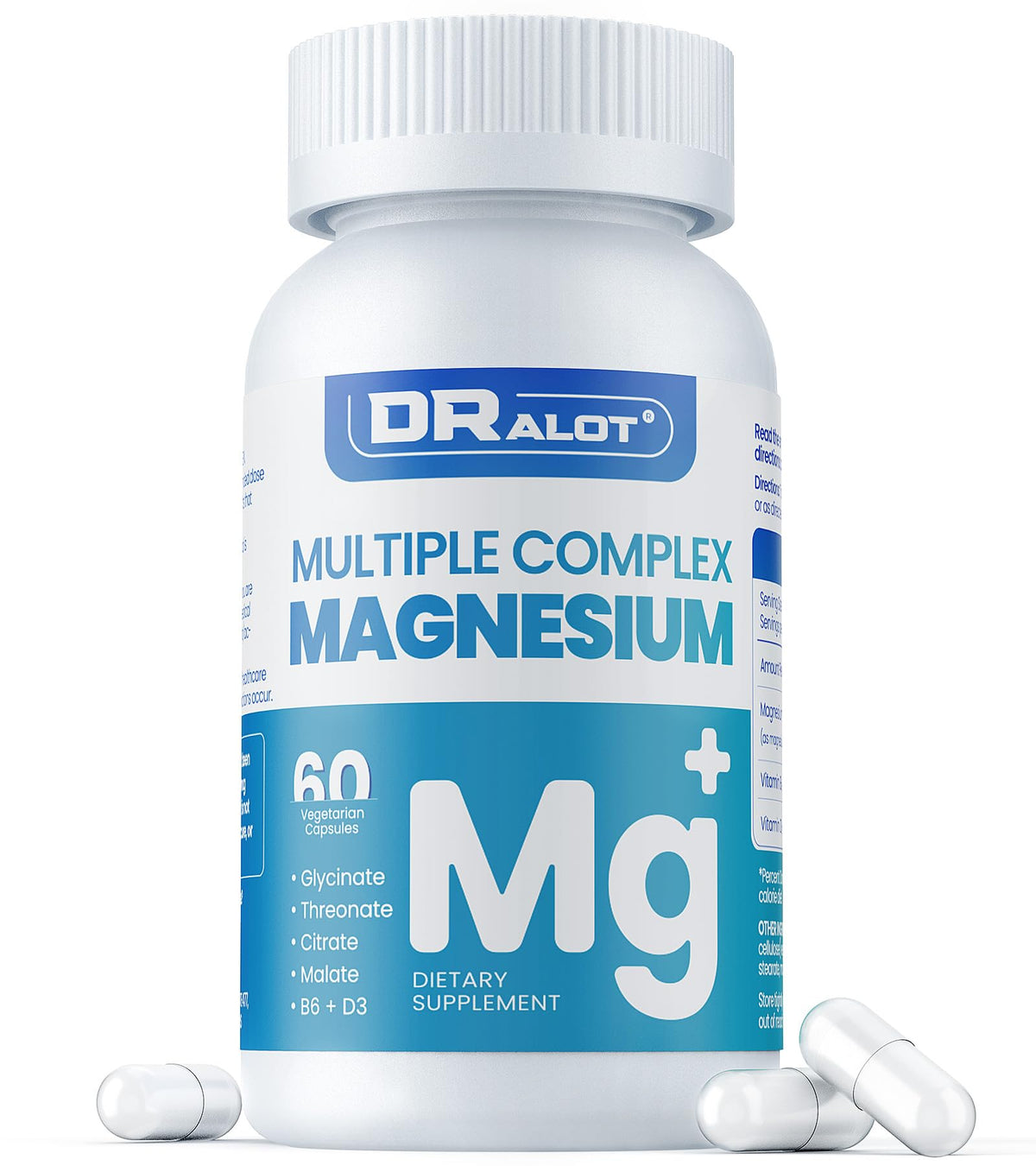 Dralot magnésium quadruple dans sa bouteille, prêt à l'emploi